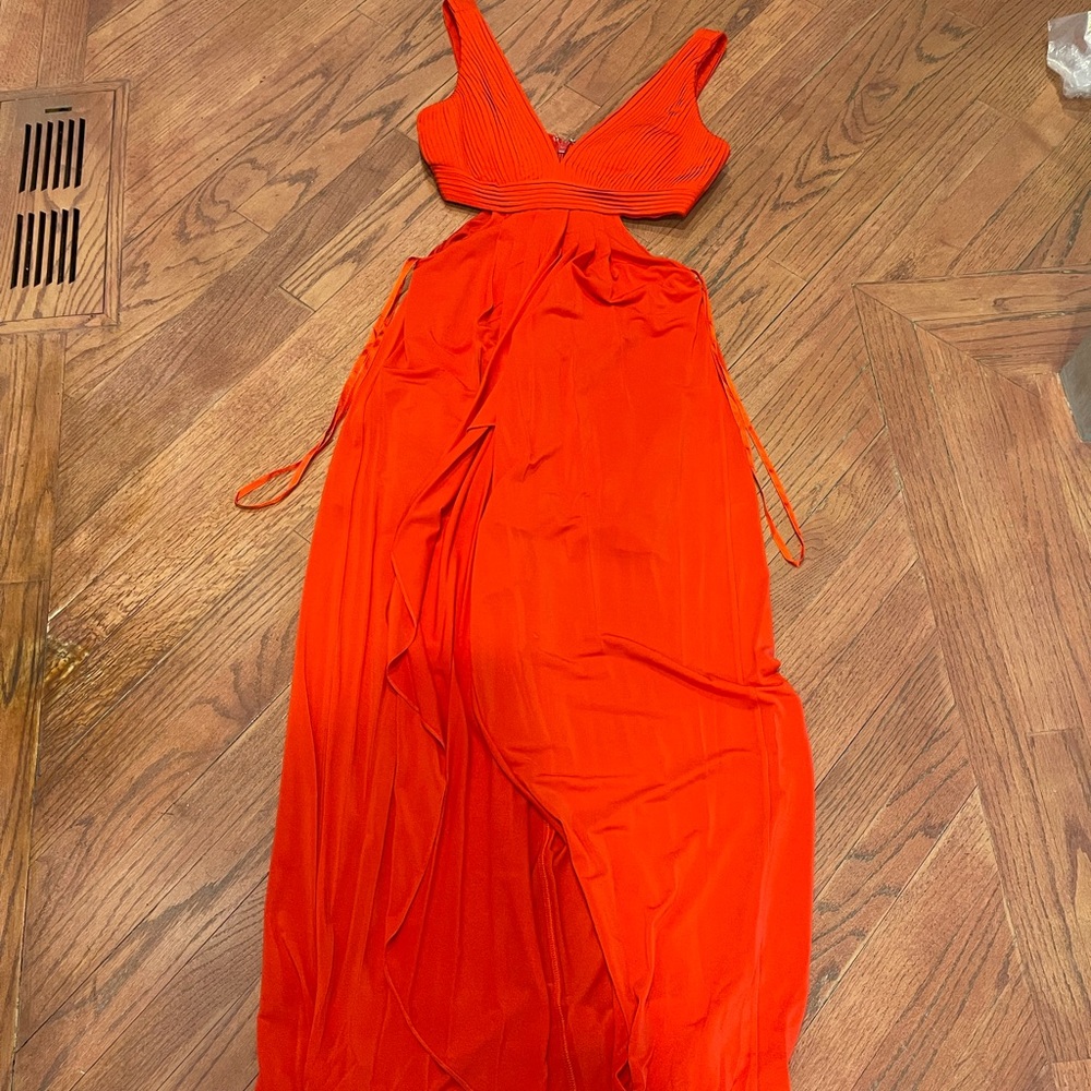 Red BCBG generation evening dress
